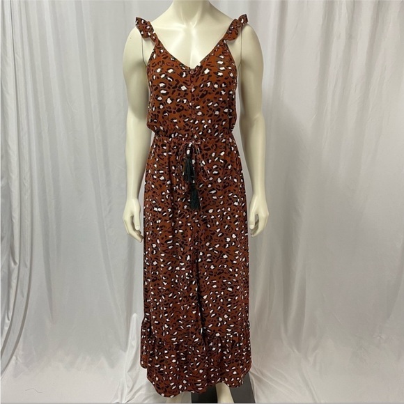 Black Tape Leopard Print Maxi Dress - Picture 6 of 6